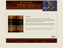 Tablet Screenshot of mercuriolaw.com